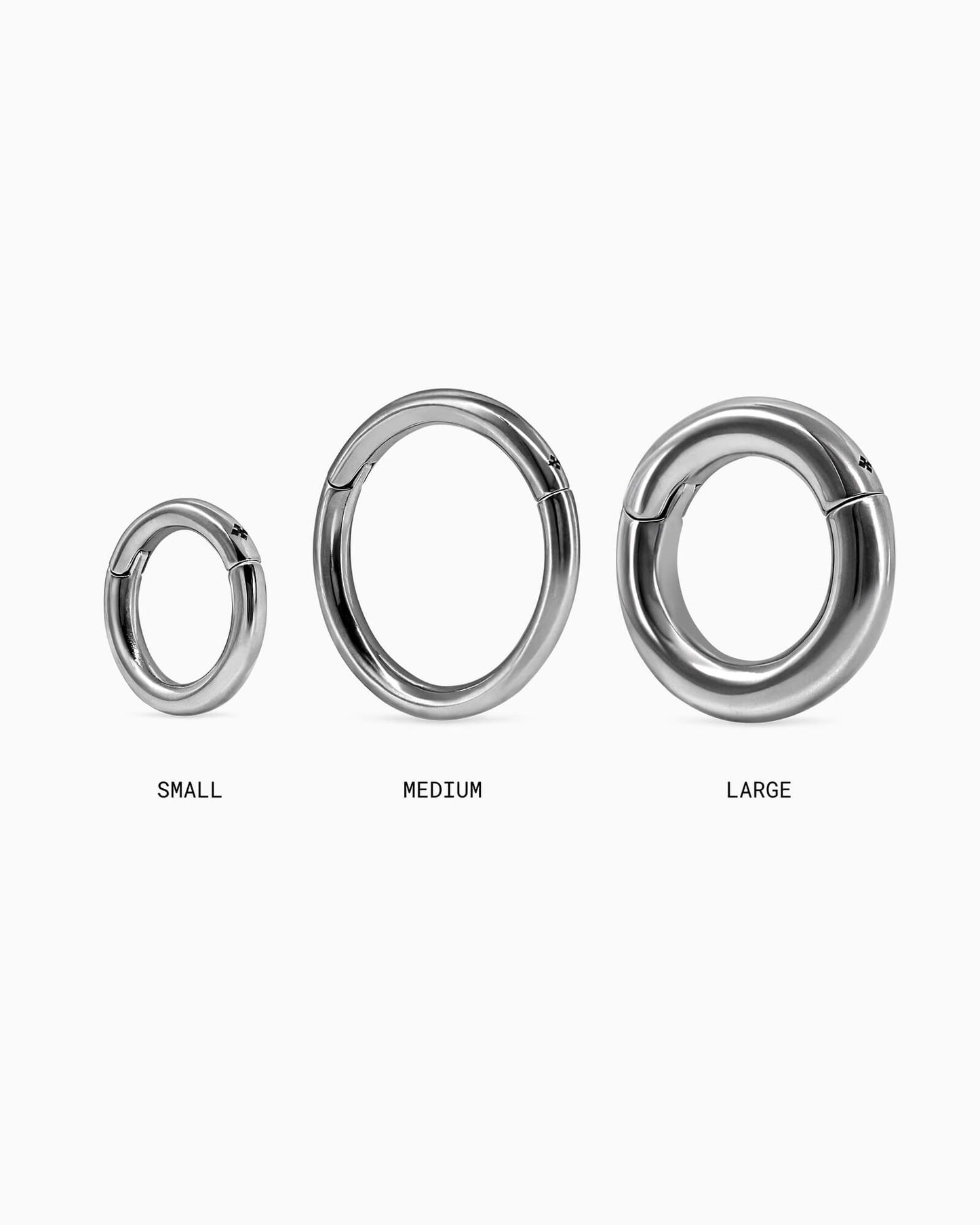 Classic Halo Hangers (Medium)-Clicker Hangers- Silver - Medium (6g) - Ask & Embla