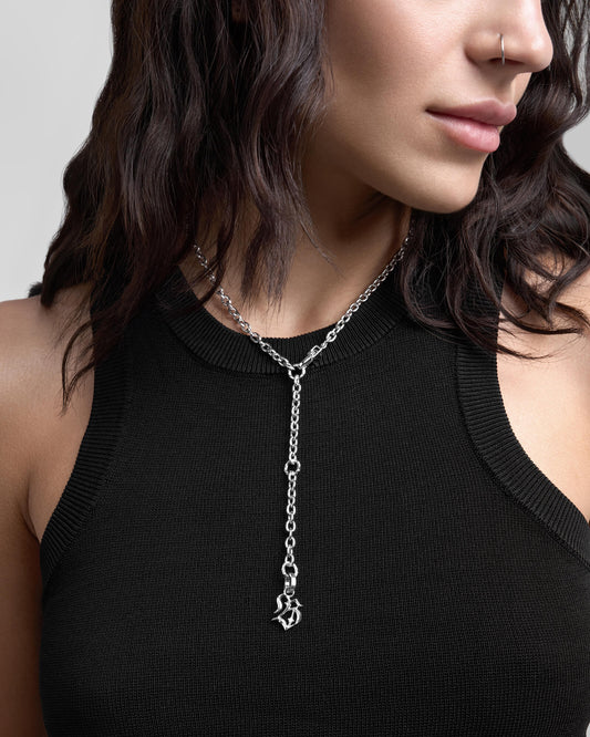 Grid Necklace and Charm Bundle-Necklaces- - - Ask & Embla
