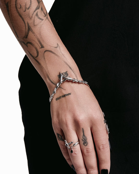 Elysian Arm Cuff-Bangles- Silver - Small - Ask & Embla