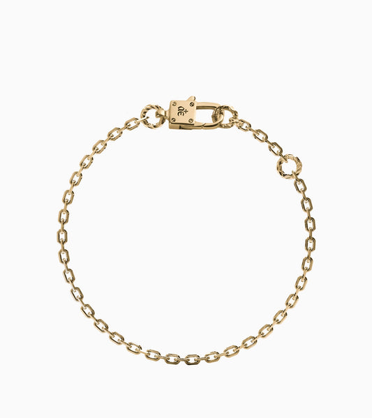 925 Silver Synth Bracelet-Chain Bracelet- Gold - Small - Ask & Embla