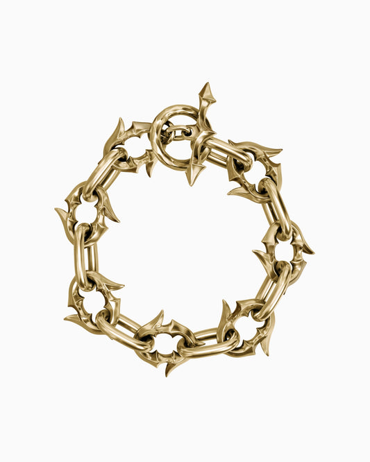 Labyrinth bracelet-Chain Bracelets- Gold - 20 CM - Ask & Embla