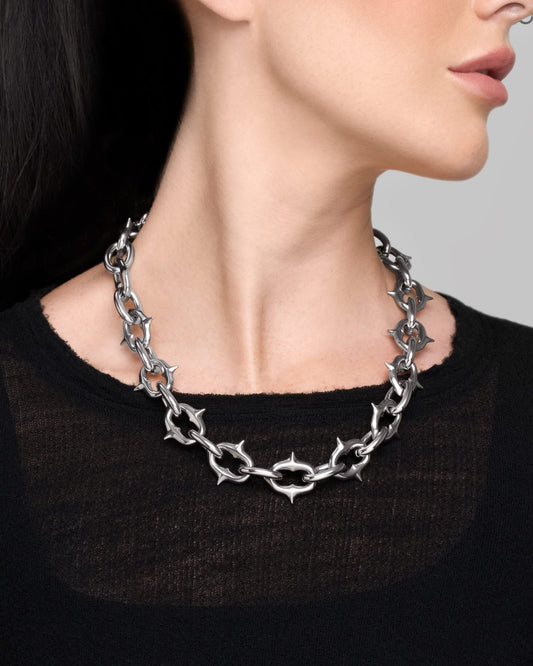 Unholy Grail necklace, bracelet, and earrings bundle-Chain Necklaces- - - Ask & Embla