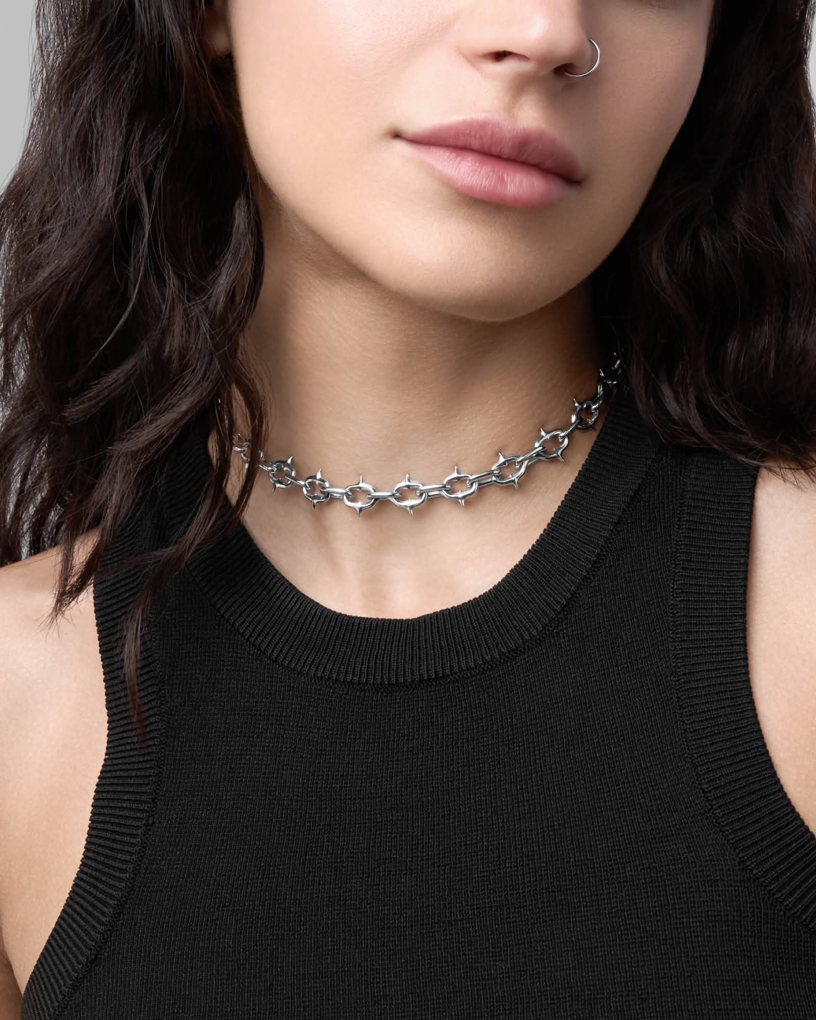 Unholy Grail - 925 silver necklace and earrings bundle-Chain Necklaces- - - Ask & Embla
