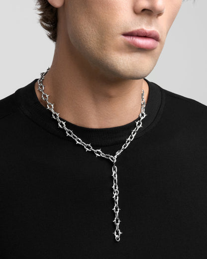 Unholy Grail - 925 silver necklace and earrings bundle-Chain Necklaces- - - Ask & Embla