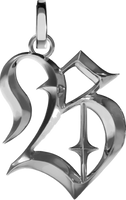 Blackletter Charms - B - Silver