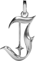 Blackletter Charms - J - Silver