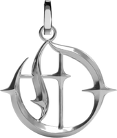 Blackletter Charms - O - Silver