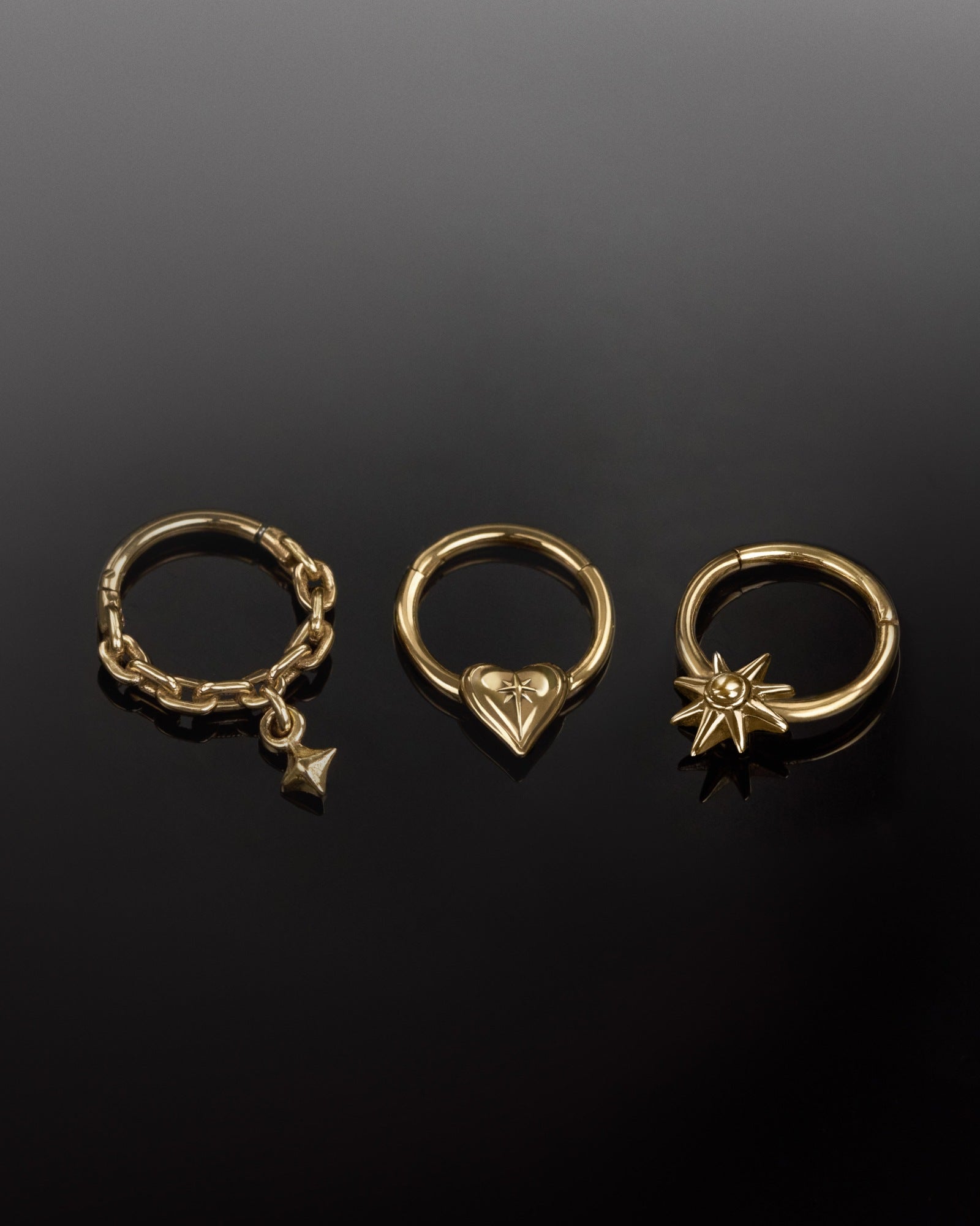 Sanctum Stardust Chain Drop Clicker-Clickers- Gold - 9mm - Ask & Embla