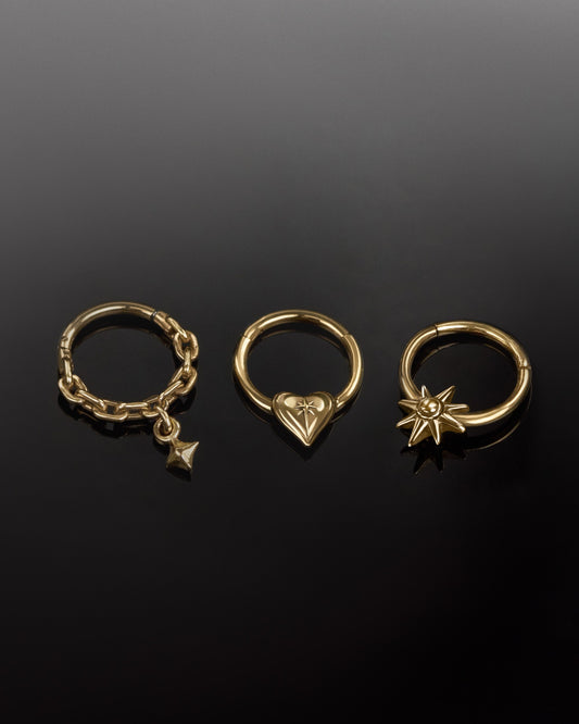 Sanctum Stardust Chain Drop Clicker-Clickers- Gold - 9mm - Ask & Embla
