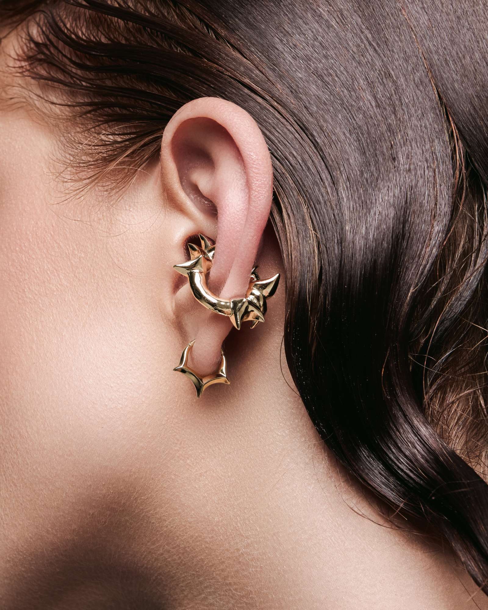 FORSAKEN Ear Cuff-Ear Cuff- Silver - - Ask & Embla