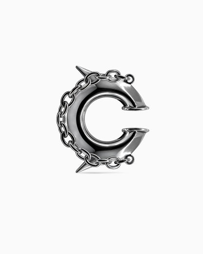 Exe Chain Ear Cuff-Ear Cuff- Silver - - Ask & Embla