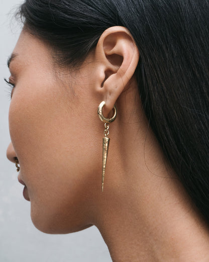 STALACTITE Earrings-Ear Dangles- Silver - - Ask & Embla