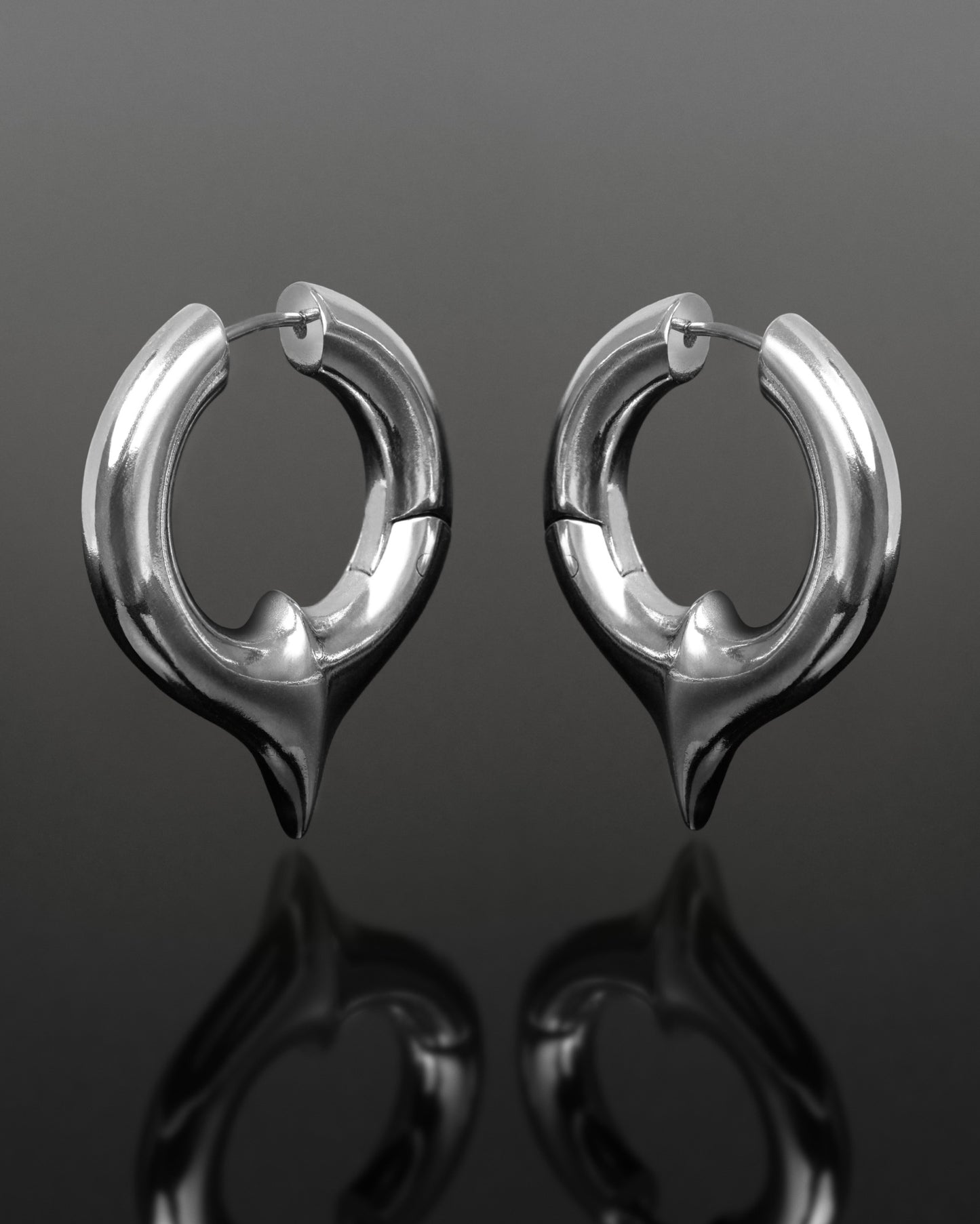 Covenant Earrings-Ear Hoops- Silver - - Ask & Embla