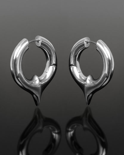 Covenant Earrings-Ear Hoops- Silver - - Ask & Embla