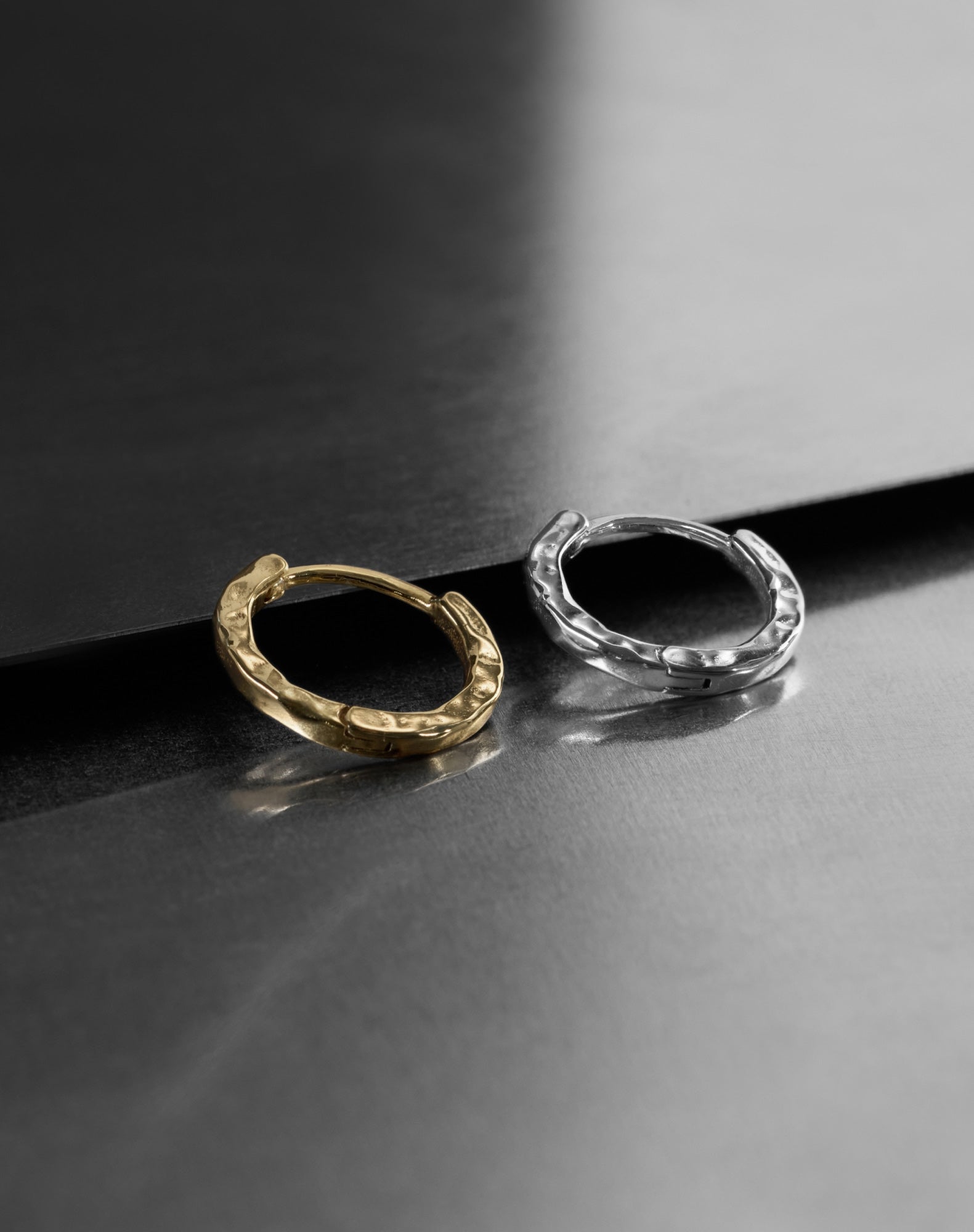 Synthesis Earrings No. 1-Ear Huggies- Silver - - Ask & Embla