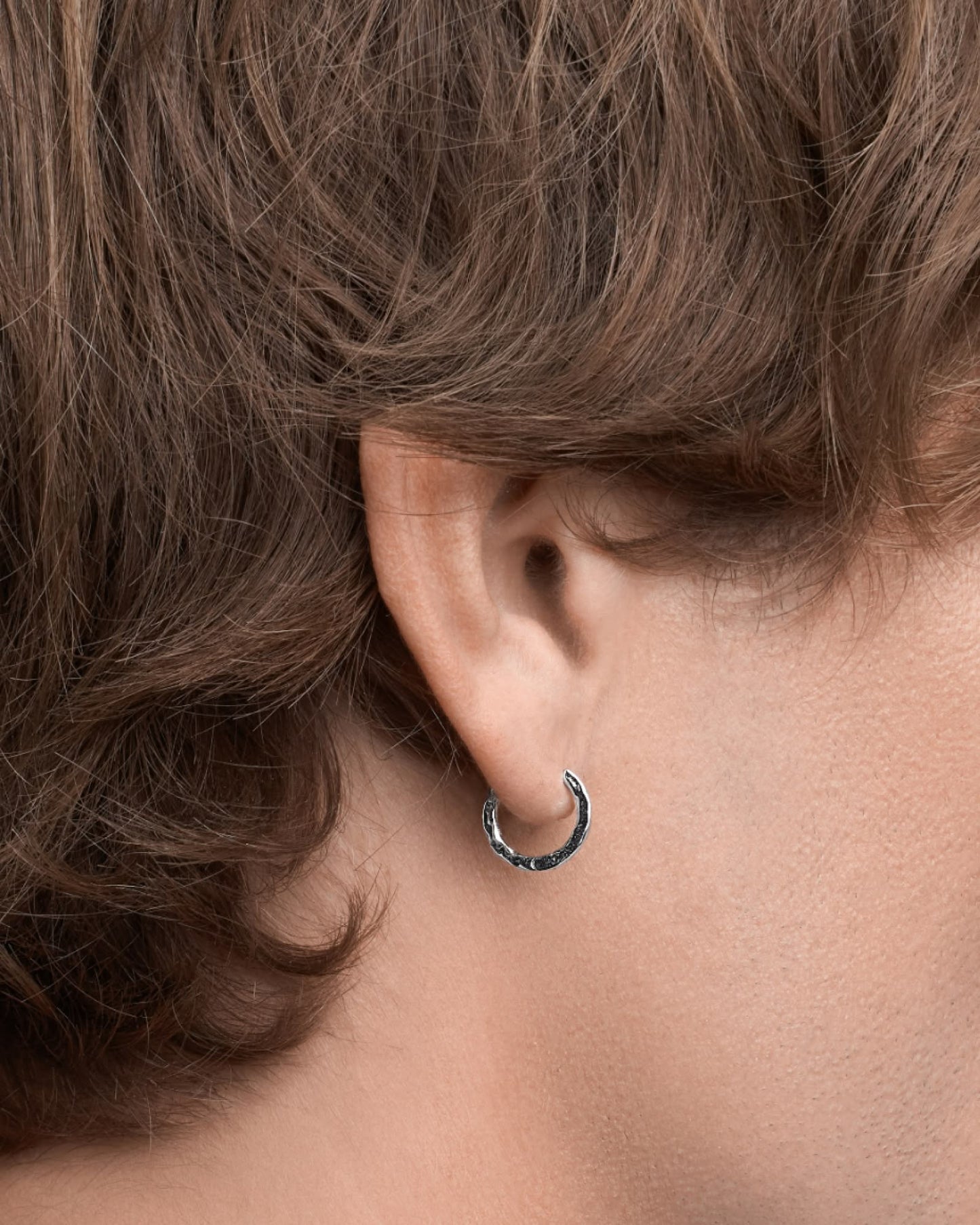 Synthesis Earrings No. 1-Ear Huggies- Silver - - Ask & Embla