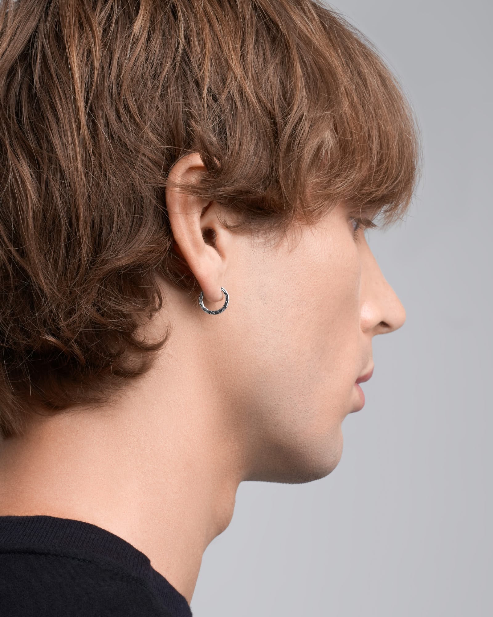 Synthesis Earrings No. 1 – 925 Silver-Ear Huggies- Gold - - Ask & Embla