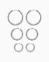 Tria Hoop Earrings Set (Pack of 3)-Ear Hoops- Gold - Pack of 3 - Ask & Embla