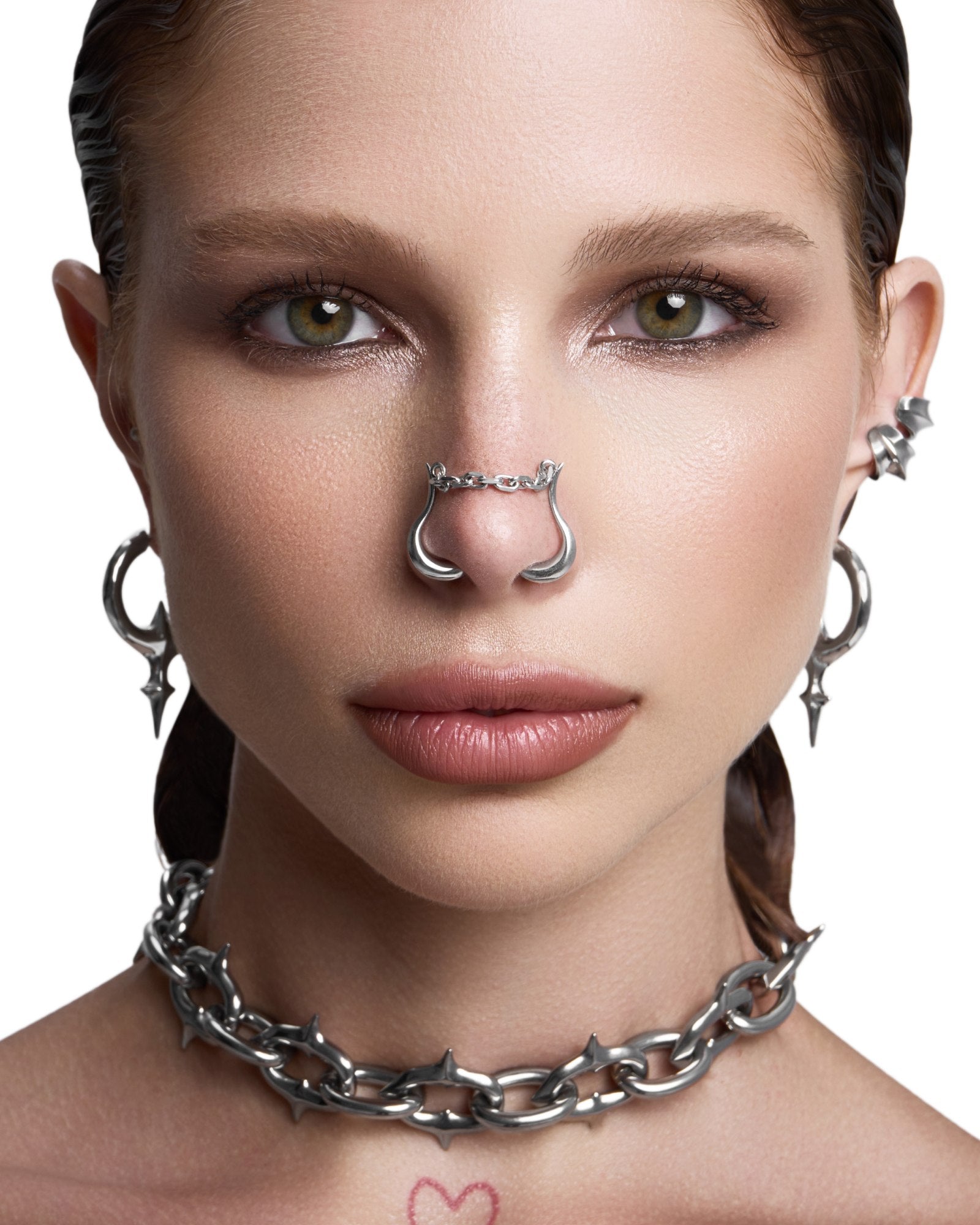 GNOSTIC KEY Earrings-Ear Hoops- Silver - - Ask & Embla