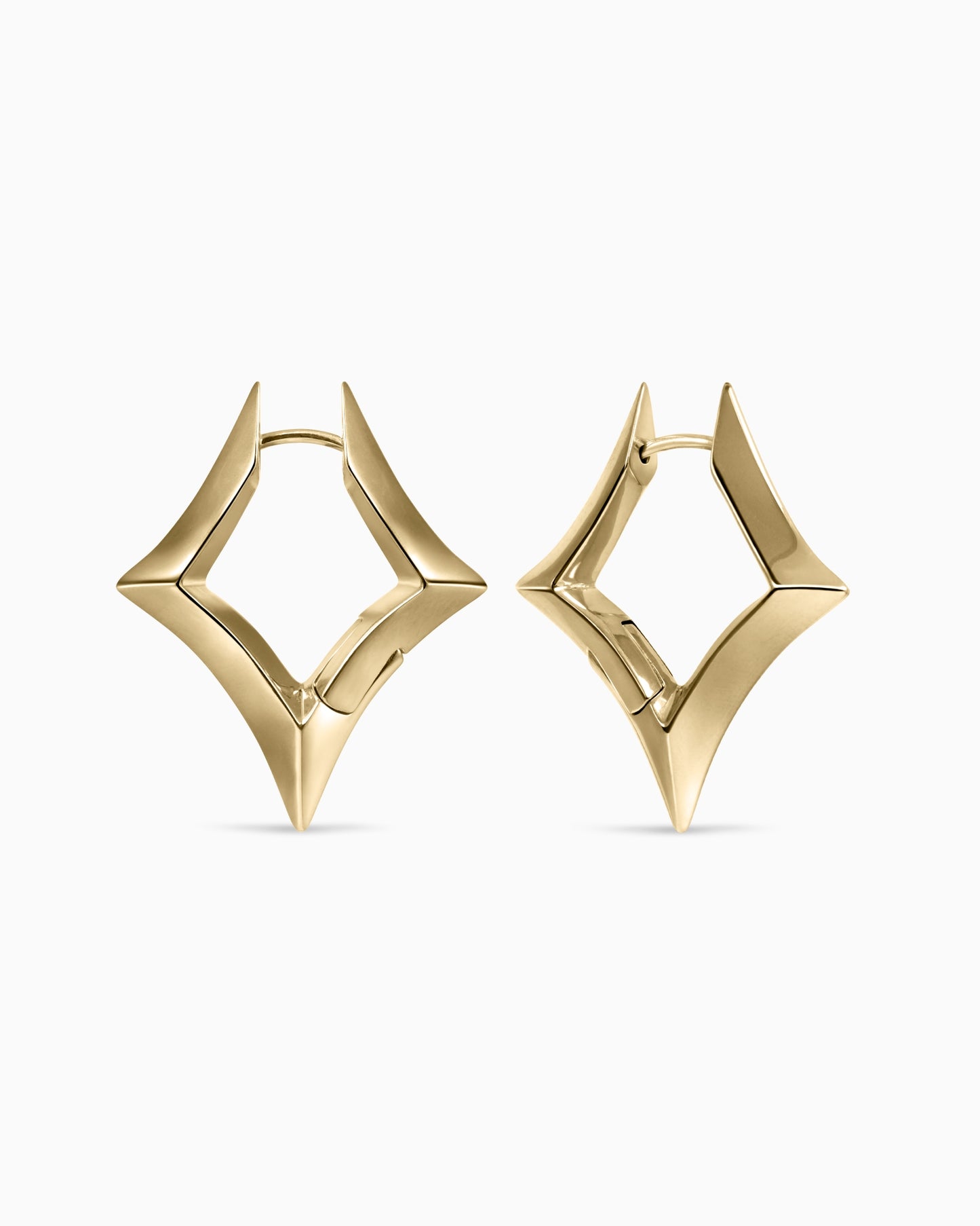 Volt Earrings-Ear Hoops- Gold - - Ask & Embla