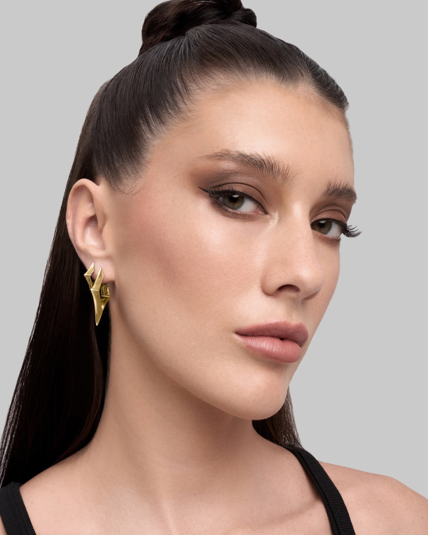 Volt Earrings-Ear Hoops- Silver - - Ask & Embla