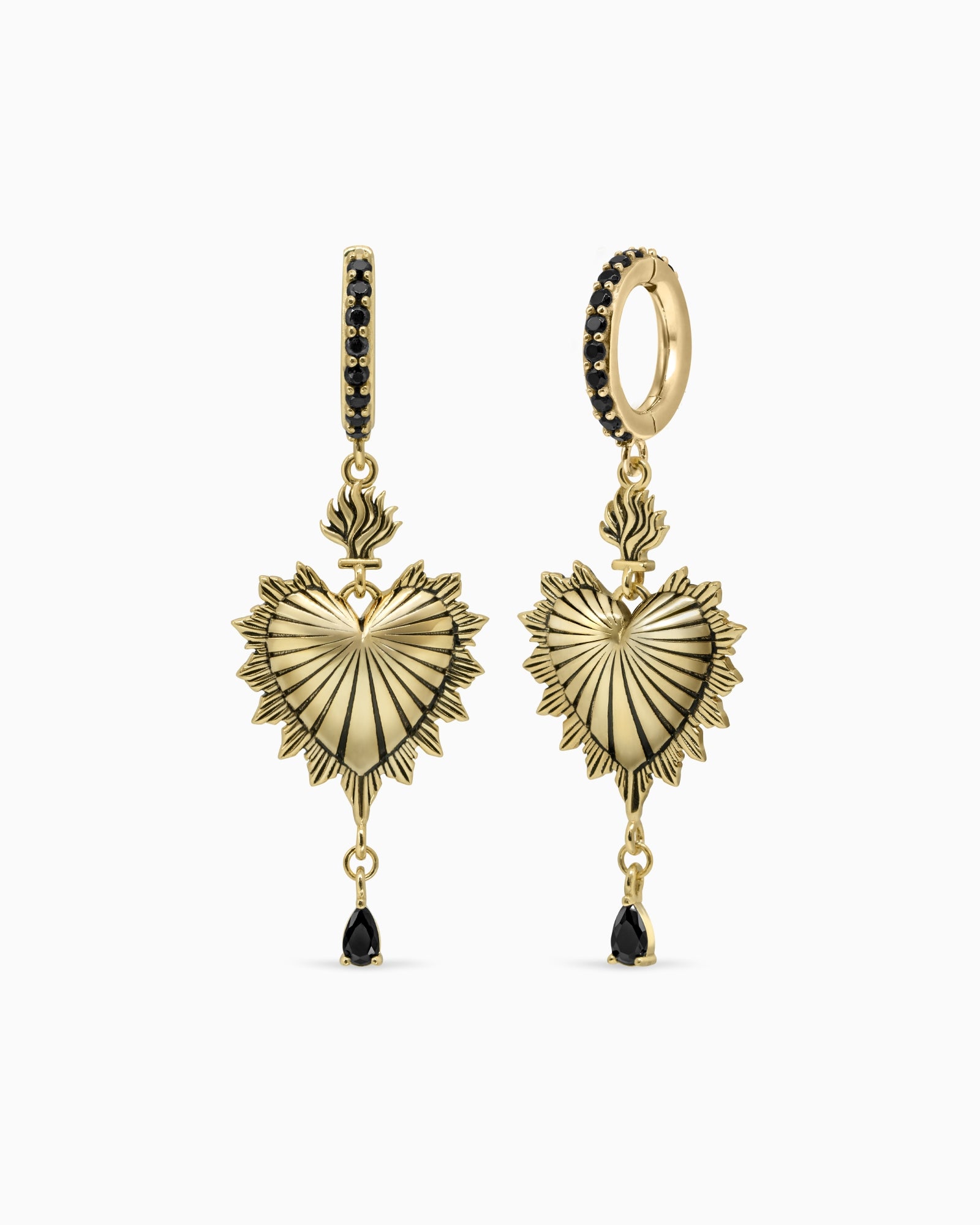 Sacred Heart Eternal Hangers-Clicker Hangers- Gold - - Ask & Embla