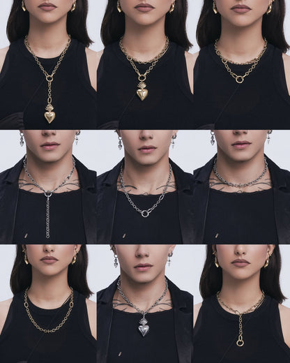 The Sacrament Locket Necklace-Pendant Necklaces- Gold - - Ask & Embla