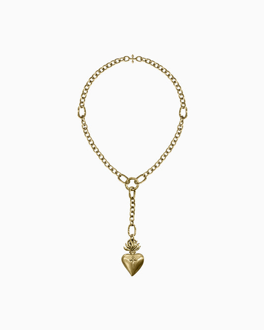 The Sacrament Locket Necklace-Pendant Necklaces- Gold - - Ask & Embla