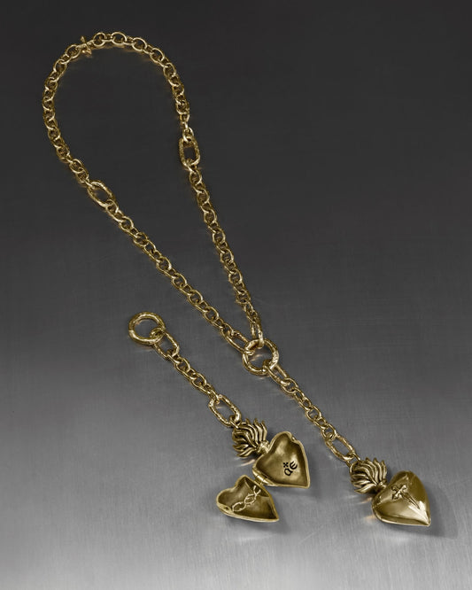 The Sacrament Locket Necklace-Pendant Necklaces- Gold - - Ask & Embla