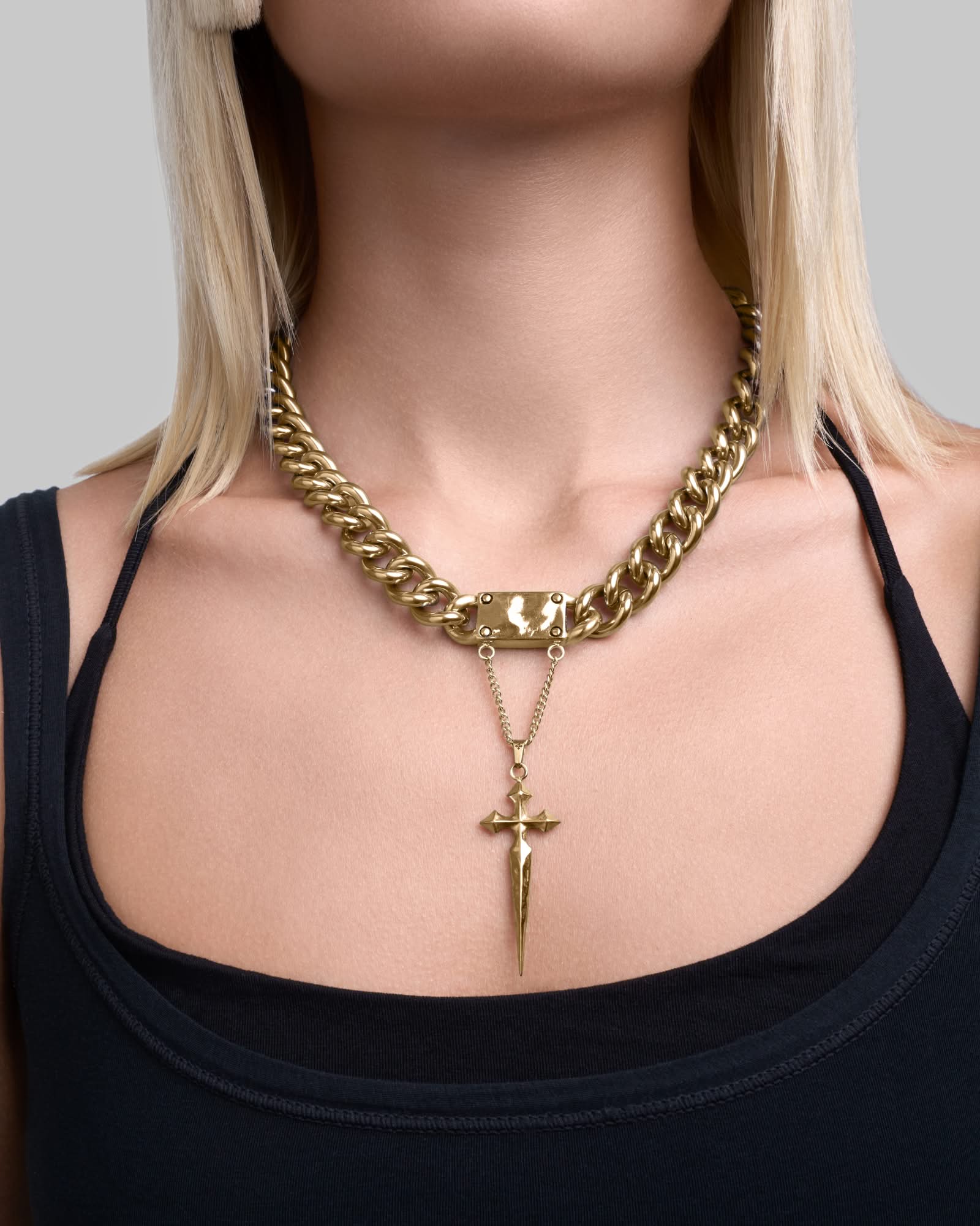 Vigil Necklace-Pendant Necklaces- Silver - Medium - Ask & Embla