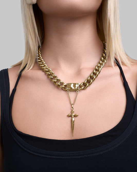 Vigil Necklace-Pendant Necklaces- Silver - Medium - Ask & Embla
