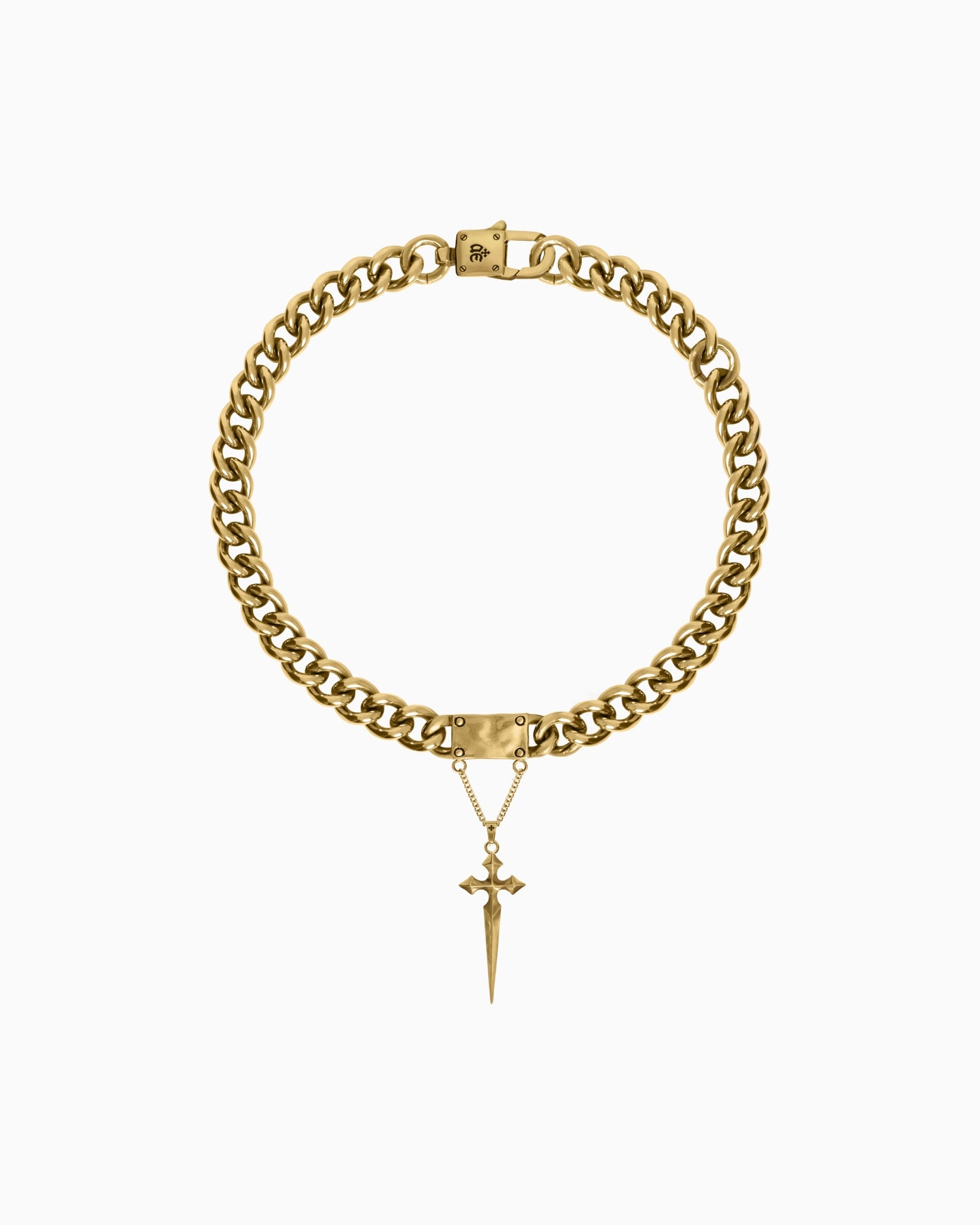 Vigil Necklace-Pendant Necklaces- Gold - Medium - Ask & Embla