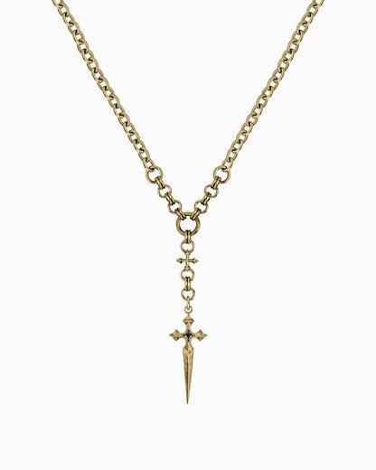 Illyria Necklace-Pendant Necklace- Gold - - Ask & Embla