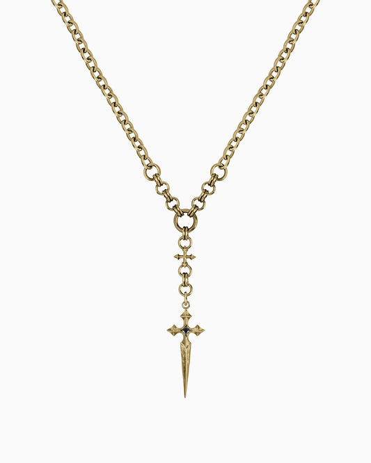 Illyria Necklace-Pendant Necklace- Gold - - Ask & Embla