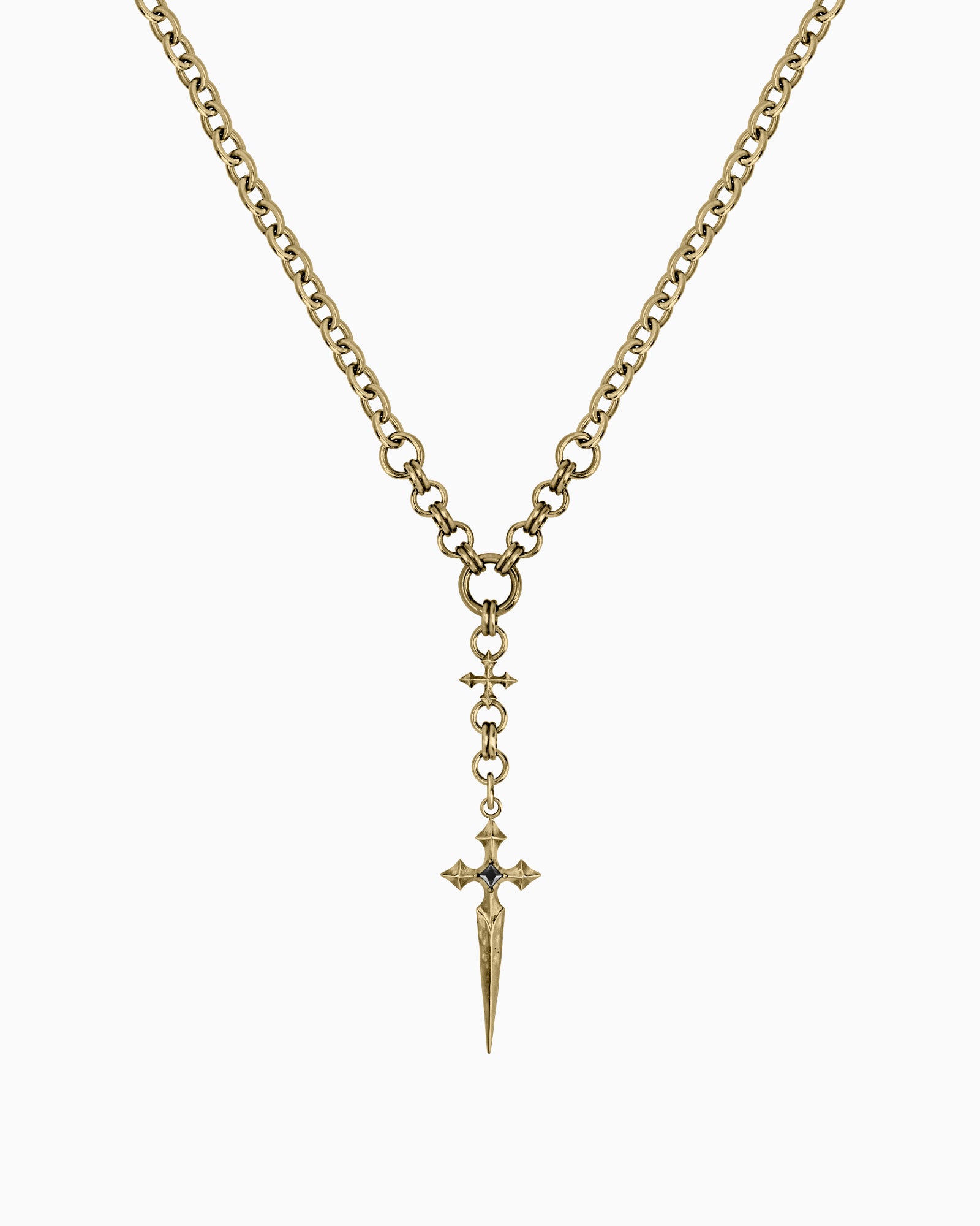 Illyria Necklace-Pendant Necklace- Silver - - Ask & Embla