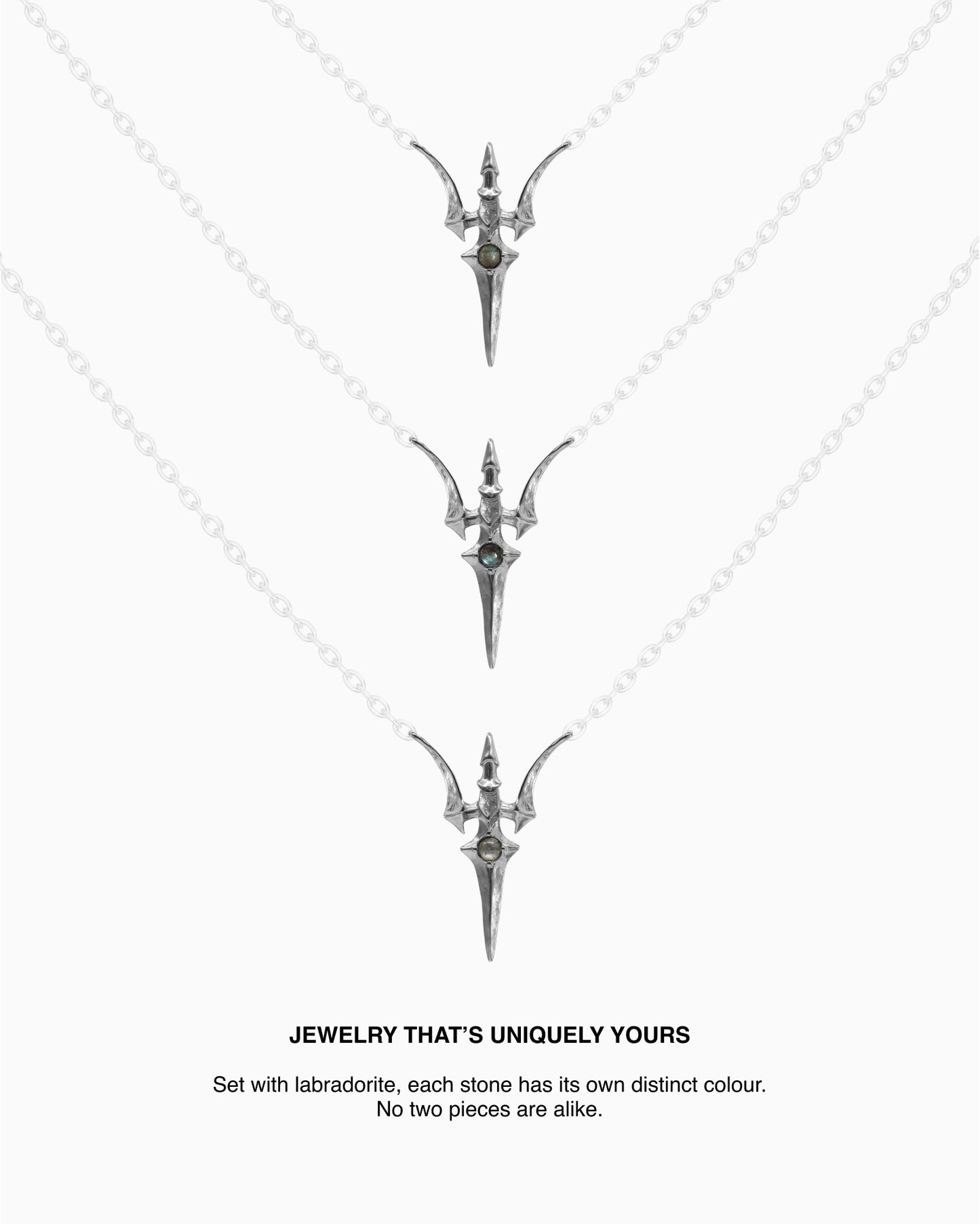 Valkyrie necklace-Pendant Necklaces- Silver - - Ask & Embla