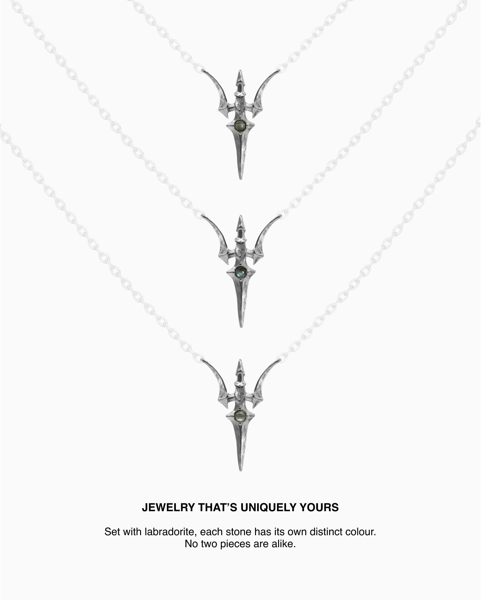Valkyrie necklace-Pendant Necklaces- Silver - - Ask & Embla