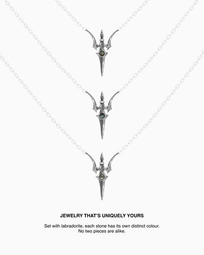 Valkyrie necklace-Pendant Necklaces- Silver - - Ask & Embla