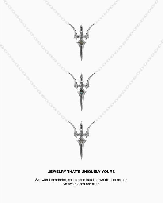 Valkyrie necklace-Pendant Necklaces- Silver - - Ask & Embla