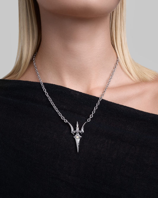 Valkyrie necklace-Pendant Necklaces- Silver - - Ask & Embla