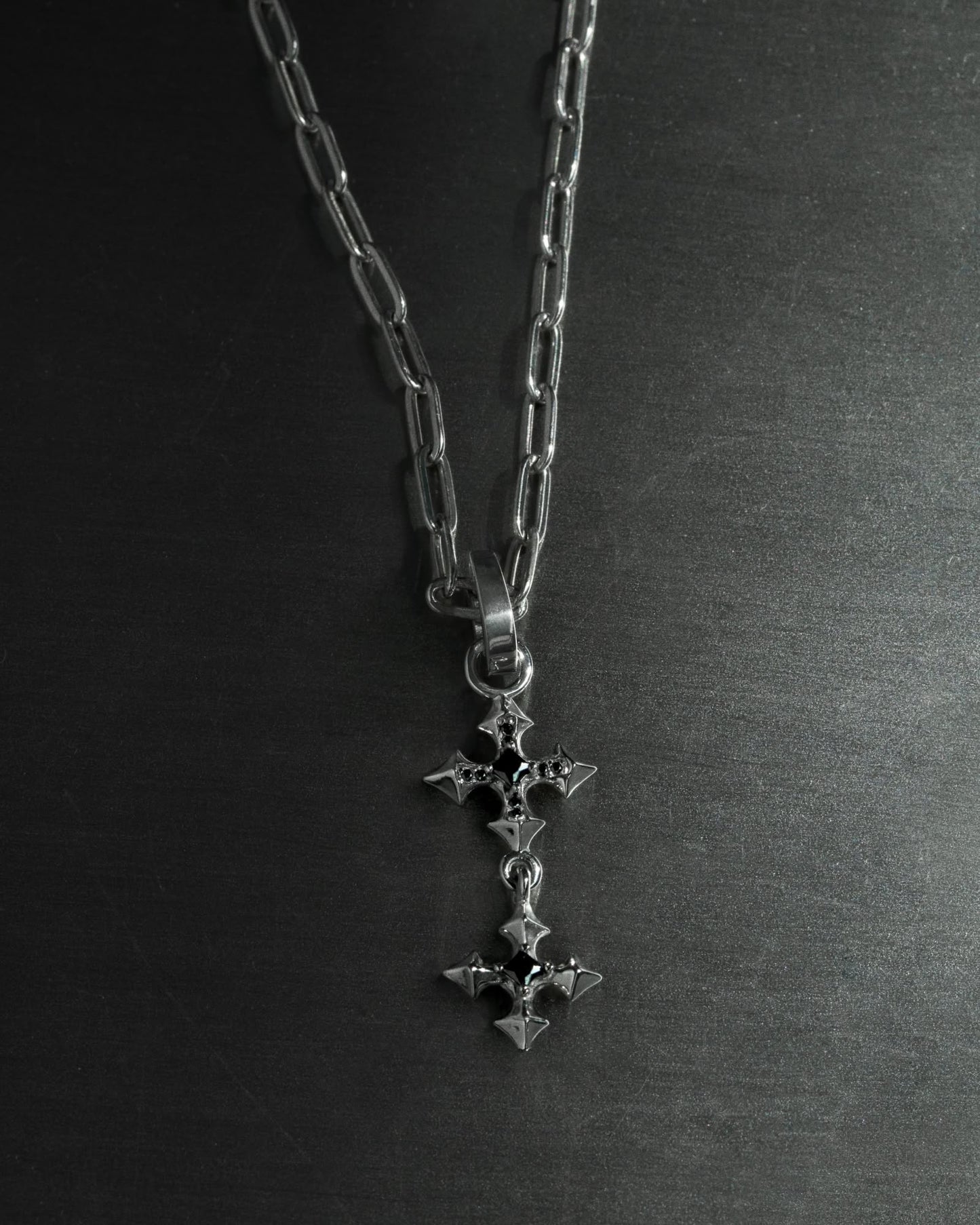 Synth Necklace - 925 silver and Twin Sigil charm bundle-Chain Necklaces- - - Ask & Embla