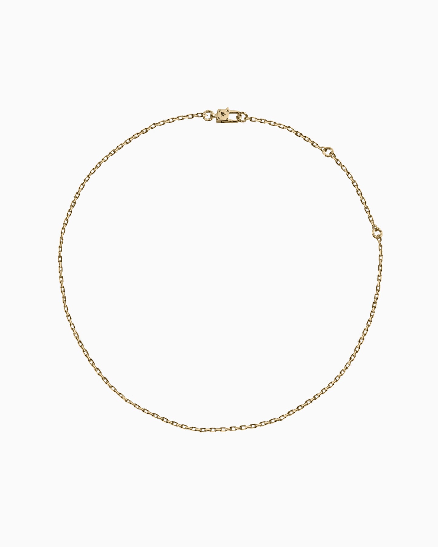 Synth Necklace – 925 Silver-Chain Necklace- Gold - Small - Ask & Embla