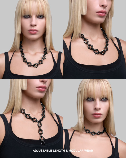 UNHOLY GRAIL Necklace-Chain Necklace- Silver - Medium - Ask & Embla
