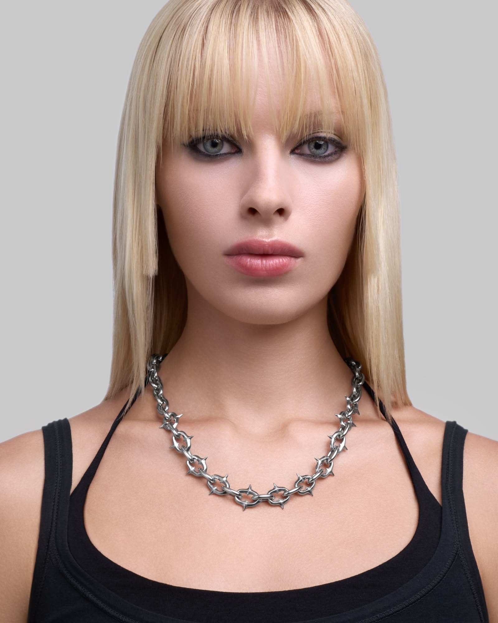 Midi Unholy Grail Necklace-Chain Necklaces- Silver - 50 CM - Ask & Embla