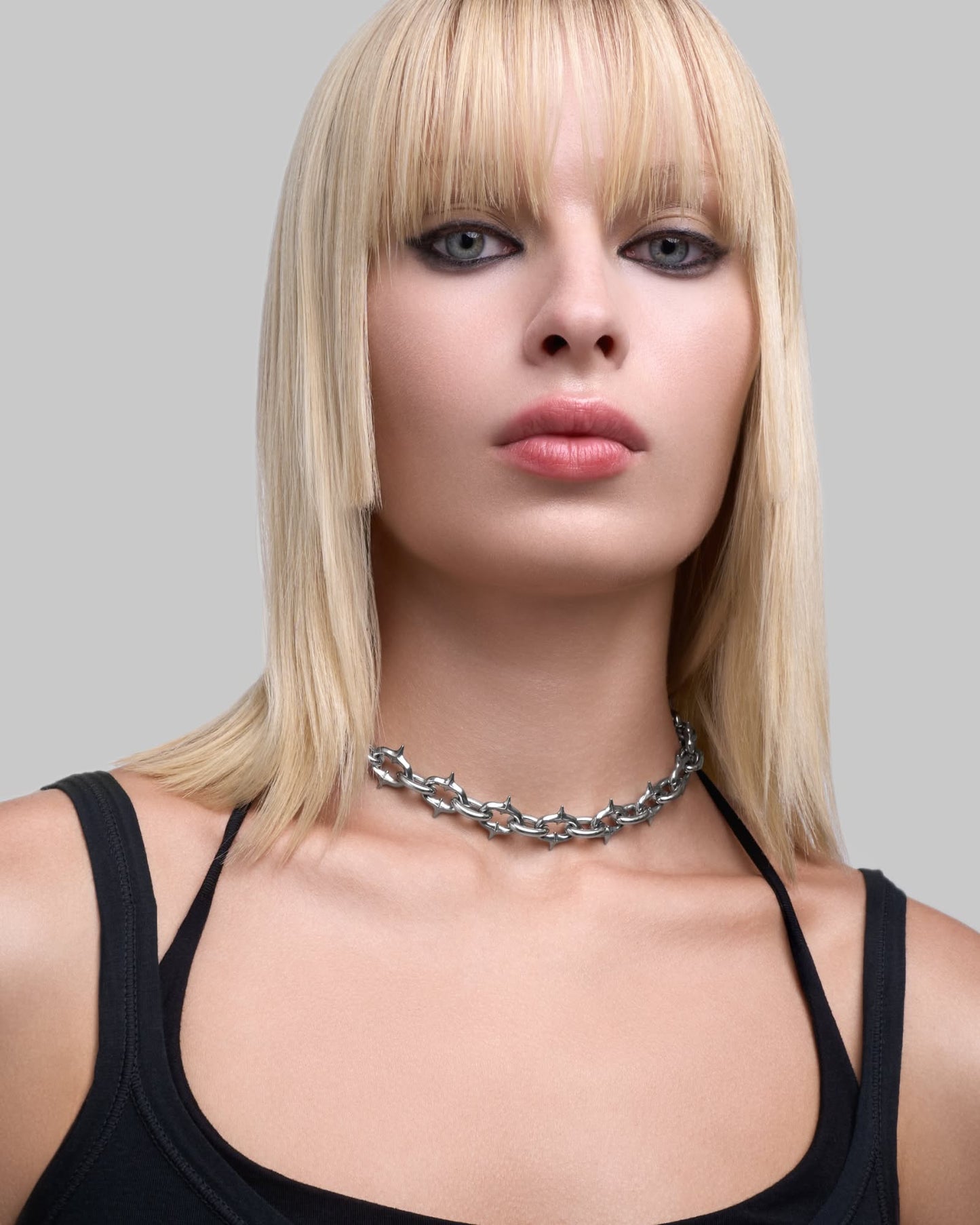 Midi Unholy Grail Necklace-Chain Necklaces- Silver - 50 CM - Ask & Embla
