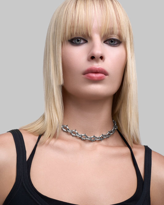 Midi Unholy Grail Necklace-Chain Necklaces- Silver - 50 CM - Ask & Embla