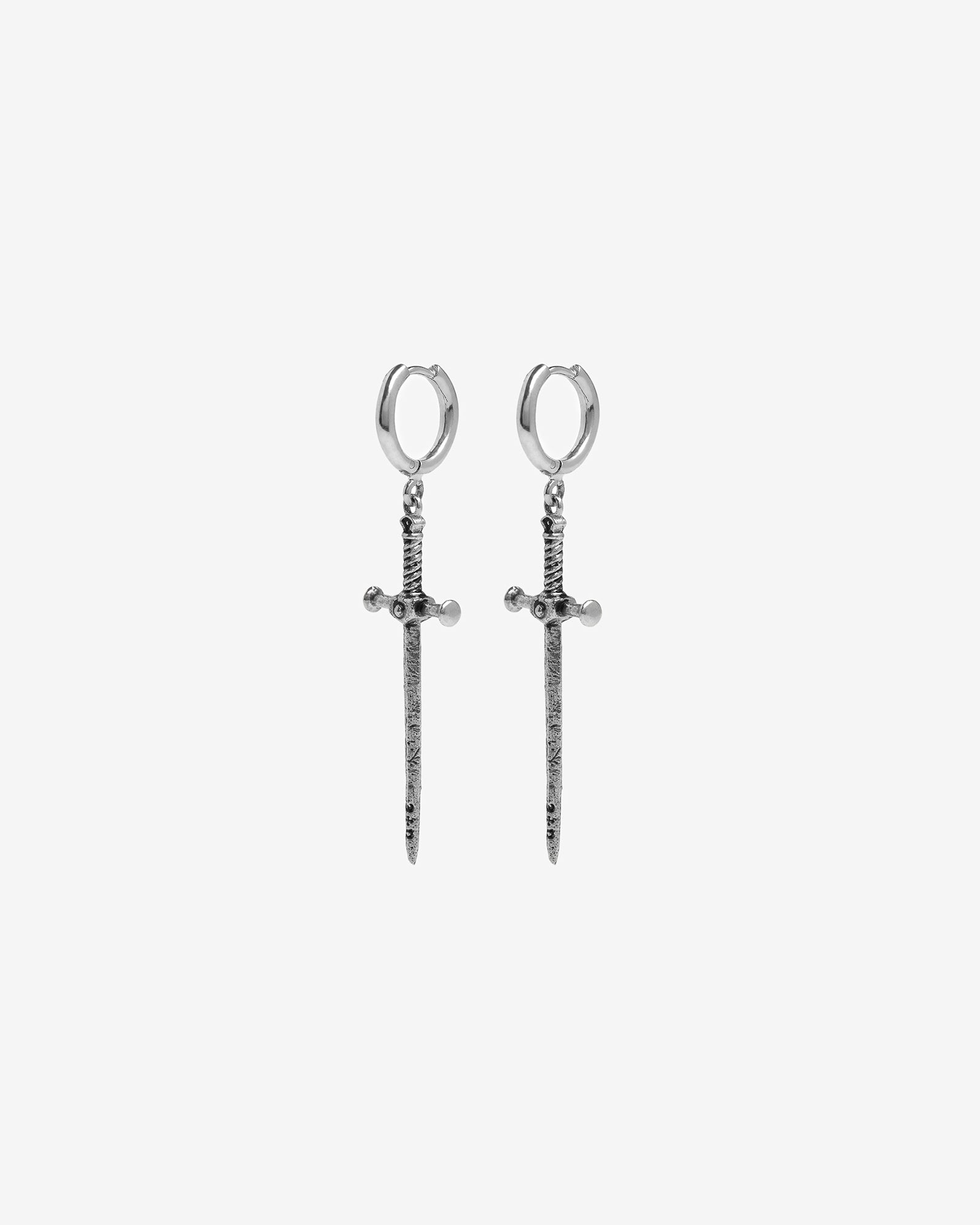 Aradia Sword Earrings-Ear Dangles- Silver - - Ask & Embla