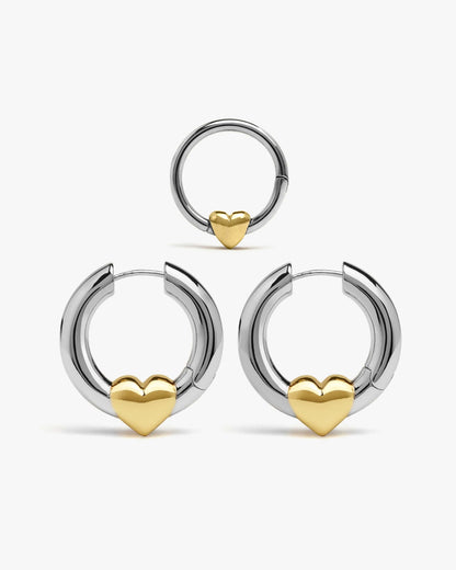 Harrowed Hearts & Earrings Set- - - Ask & Embla
