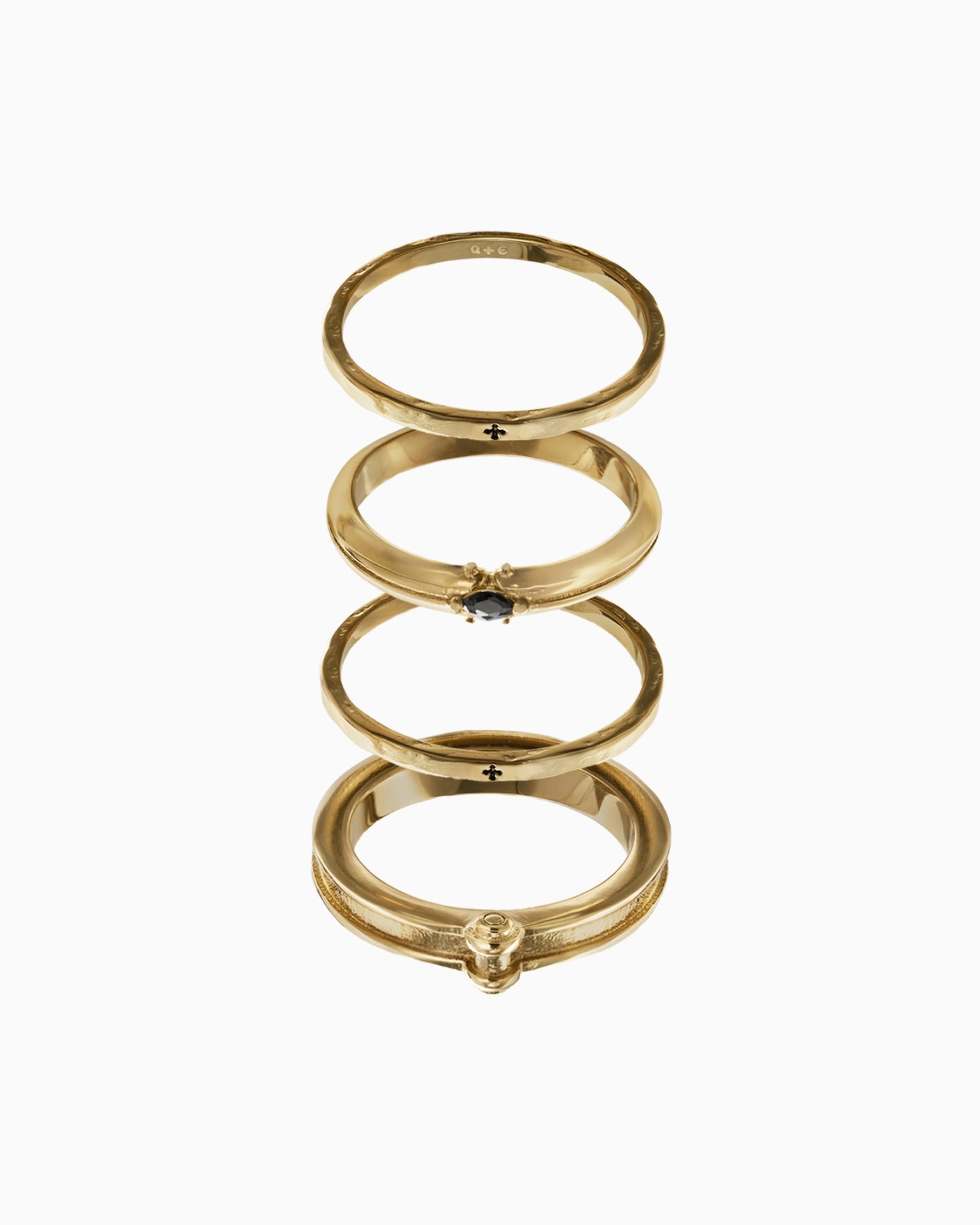 Synesthesia Ring Set-Rings- Gold - US4 - Ask & Embla