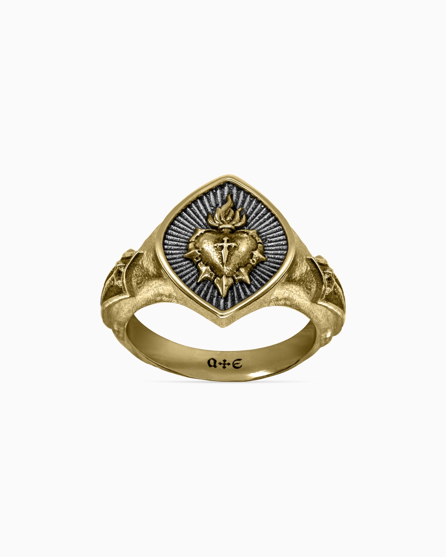 THE SACRILEGE Ring-Rings- Two-toned (Gold Base) - US4 - Ask & Embla